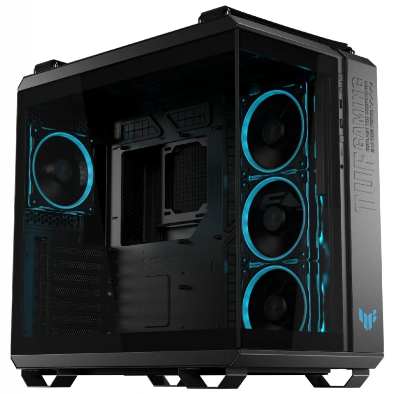 Компьютерный корпус ASUS TUF GAMING GT502 HORIZON TG ARGB Black (90DC0090-B19020) документация, контроллер ARGB, набор крепежа