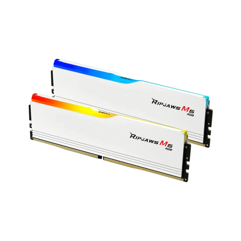 Оперативная память 64 Gb 6000 MHz G.Skill RIPJAWS M5 RGB White (F5-6000J3238G32GX2-RM5RW)