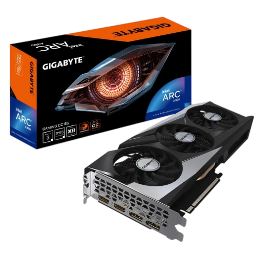Видеокарта Gigabyte (GV-IA380GAMING OC-6GD) Intel Arc A380 6GB GAMING OC