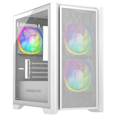 Компьютерный корпус Powercase ALISIO Micro Z3W ARGB White (CAMZW-A3)