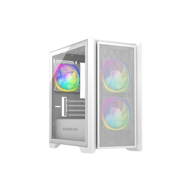Компьютерный корпус Powercase ALISIO Micro Z3W ARGB White (CAMZW-A3)