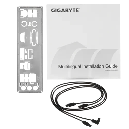Материнская плата Gigabyte B760M GAMING DDR4 2 x кабель SATA, документация, задняя планка