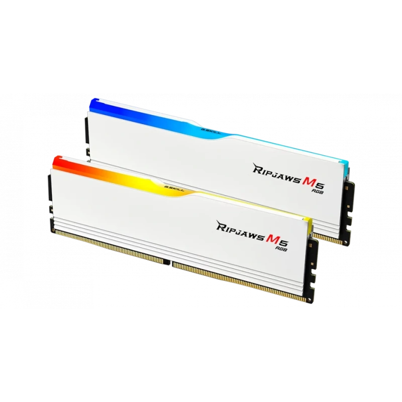Оперативная память 64 Gb 6000 MHz G.Skill RIPJAWS M5 RGB White (F5-6000J3040G32GX2-RM5RW)