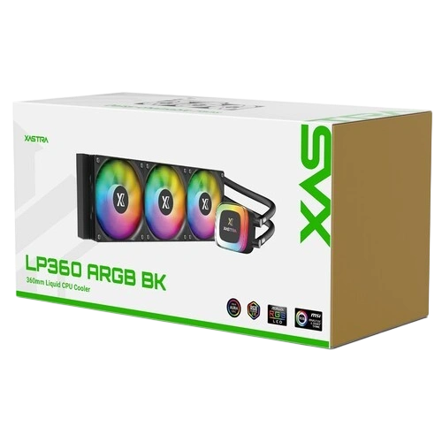 Система жидкостного охлаждения для процессора XASTRA LP360 ARGB BK Black (LP360-BKAFXX-GL)