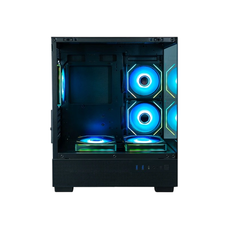 Компьютерный корпус XASTRA Q400M 5ARGB-C6-UC ARGB Black (Q400M-5FM12A-C6-UC)
