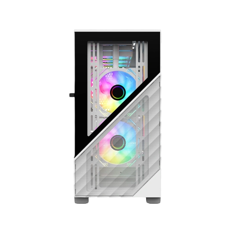 Компьютерный корпус 1STPLAYER DK D7 LED White (D7-WH-3F1-W)