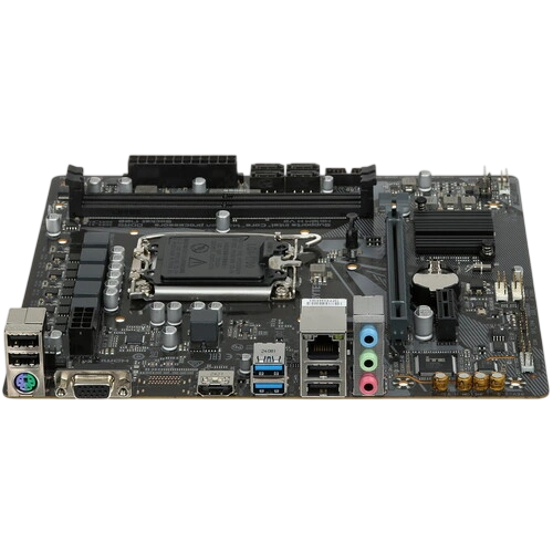 Материнская плата Gigabyte H610M H V2 документация, задняя планка
