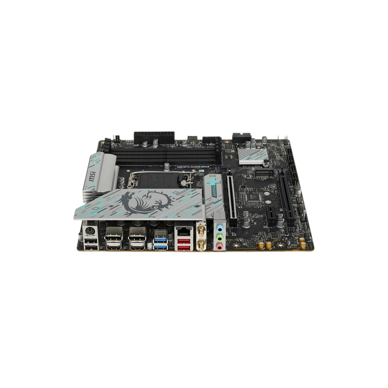 Материнская плата MSI B760M GAMING PLUS WIFI антенна Wi-Fi, документация, задняя планка, кабель SATA, крепеж для разъема M.2