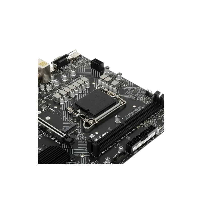 Материнская плата MSI PRO H610M-G 2 x кабель SATA, диск с ПО, документация, задняя планка