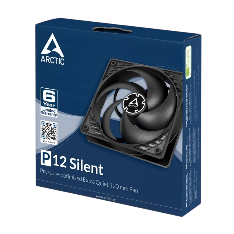 Вентилятор для корпуса Arctic Cooling P12 Silent (black/black) ACFAN00130A