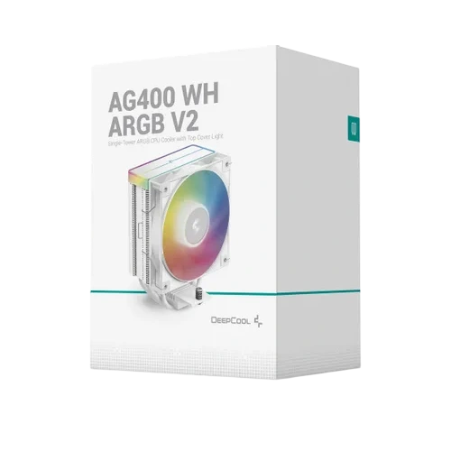 Кулер для процессора Deepcool AG400 WH ARGB V2 White