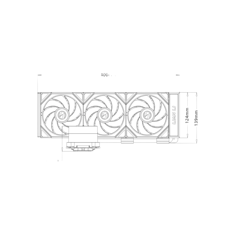 Система жидкостного охлаждения для процессора Lian Li HydroShift II LCD-C 360TL GHS2LCD36TW ARGB White (G89.GHS2LCD36TW.R0)