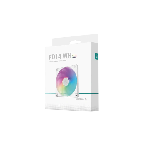 Вентилятор для корпуса Deepcool FD14 ARGB WH White