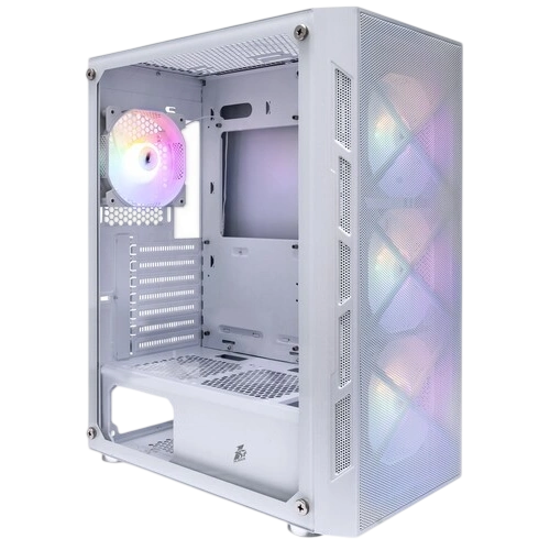 Компьютерный корпус 1STPLAYER FIREBASE XP LED White (XP-WH-4F1-W)