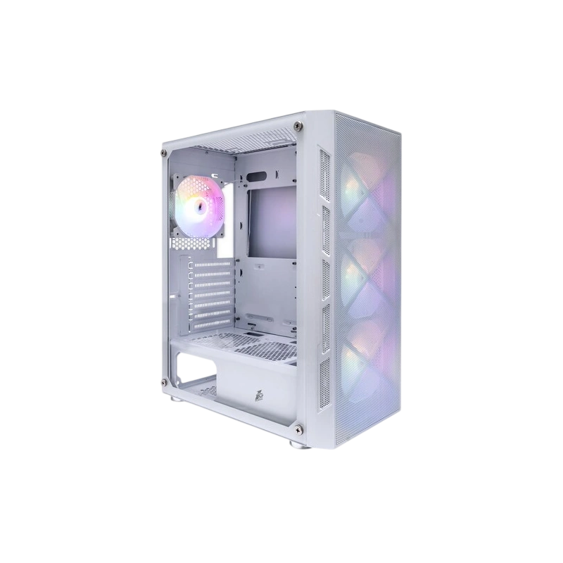 Компьютерный корпус 1STPLAYER FIREBASE XP LED White (XP-WH-4F1-W)