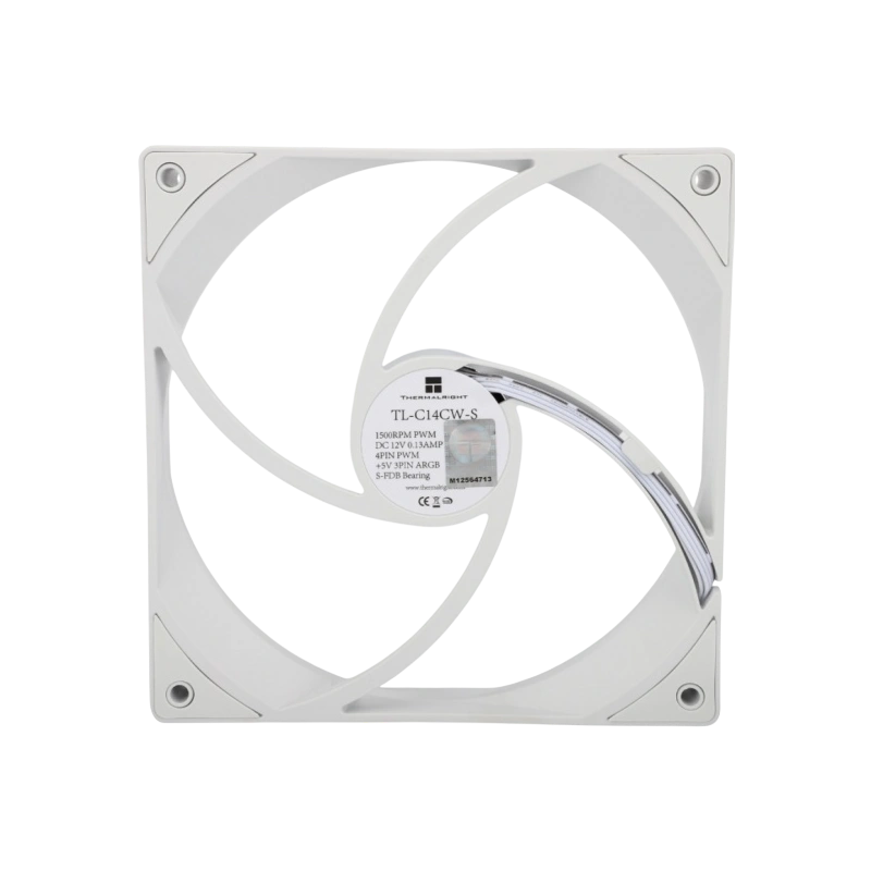 Вентилятор для корпуса Thermalright TL-C14CW-S ARGB White (TRTLC14CWS)