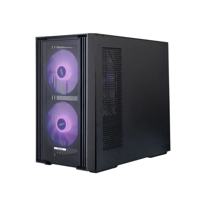 Компьютерный корпус 1STPLAYER AU6 ARGB Black (AU6-BK-2FA7-14-2FA7R-1FA7)