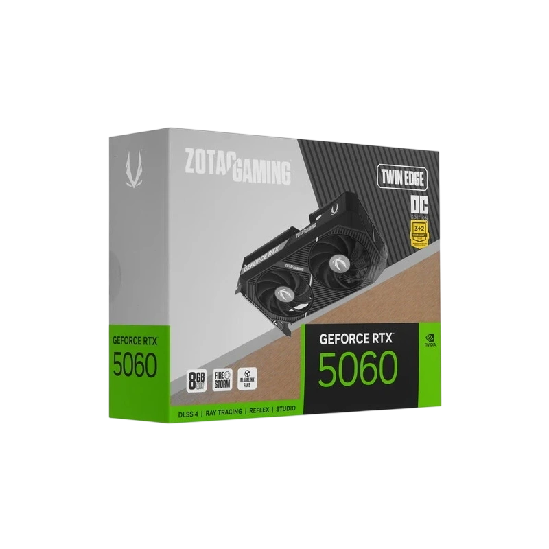 Видеокарта ZOTAC (ZT-B50600H-10M) GeForce RTX 5060 8GB Twin Edge OC
