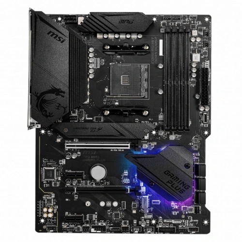 Материнская плата MSI MPG B550 GAMING PLUS 2 x кабель SATA, документация