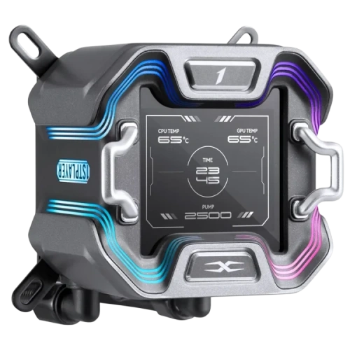 Система жидкостного охлаждения для процессора 1STPLAYER X-360 ARGB Black (X-360-BK)