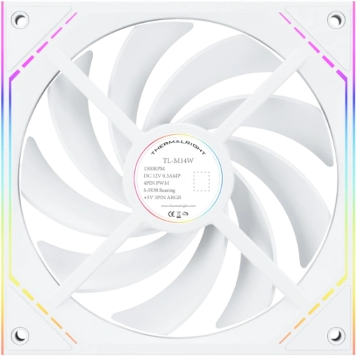 Вентилятор для корпуса Thermalright TL-M14W ARGB White (TRTLM14W)