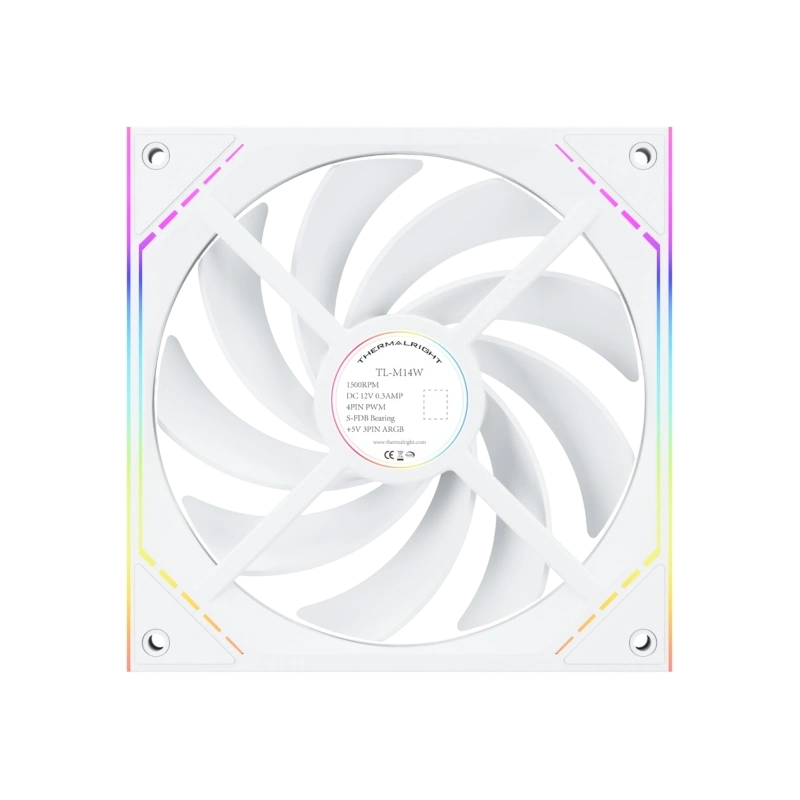 Вентилятор для корпуса Thermalright TL-M14W ARGB White (TRTLM14W)