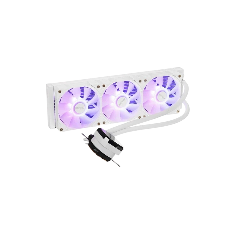 Система жидкостного охлаждения для процессора Montech HYPERFLOW DIGITAL 360 (W) White