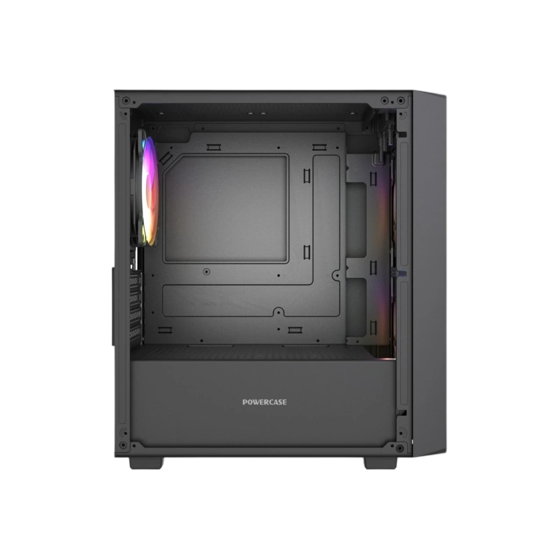 Компьютерный корпус Powercase Mistral SM07 TG ARGB Black (CMMSM07B-A3)