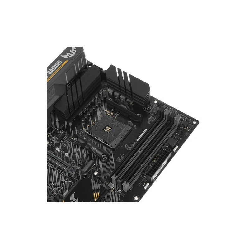 Материнская плата ASUS TUF GAMING B450-PLUS II 2 x кабель SATA, диск с ПО, документация, задняя планка, крепеж для разъема M.2