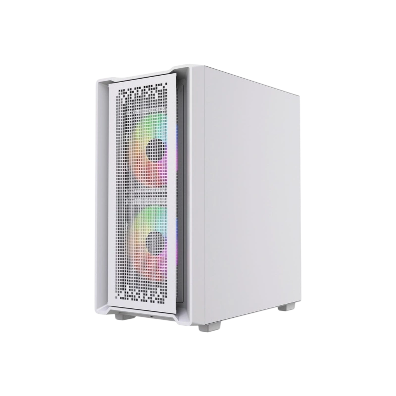 Компьютерный корпус Powercase Mistral SM04 TG ARGB White (CMMSM04W-A3)