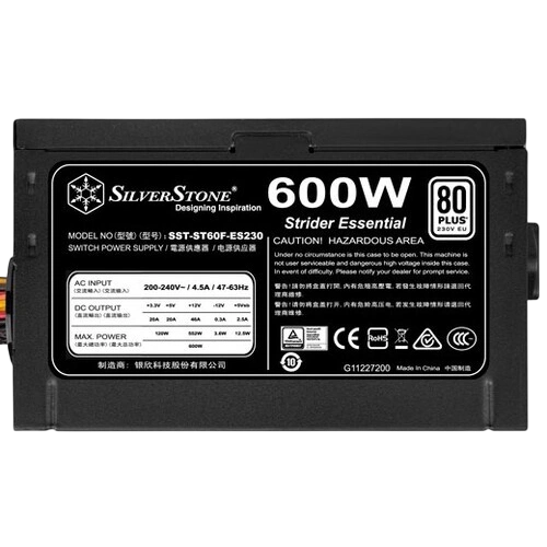 Блок питания SilverStone 600W (SST-ST60F-ES230)