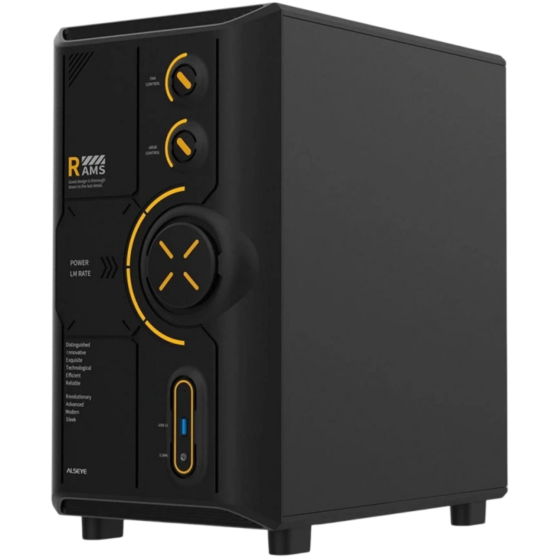 Компьютерный корпус ALSEYE RAMS 2.0 240-B Black (AS.07.0213)