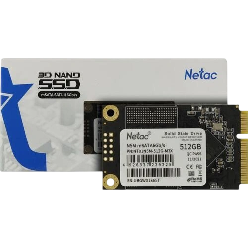 Твердотельный накопитель NETAC 512 Gb (NT01N5M-512G-M3X) BOX