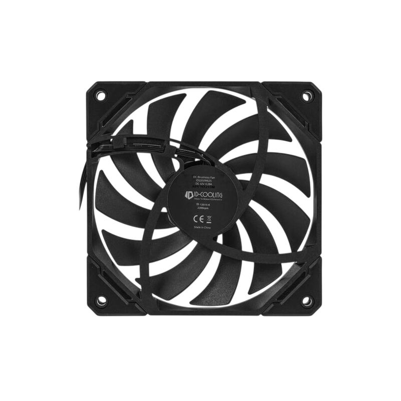 Вентилятор для корпуса ID-COOLING TF-12015-K PWM BOX комплект крепежа